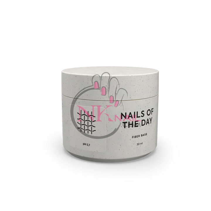 Бза NAILSOFTHEDAY Fiber base с нейлоновыми волокнами, 30 мл TPO free